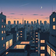 evolving city sounds, nocturnal energy captured.