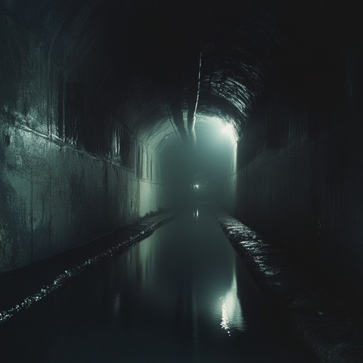 Dive into the depths of a dark, underground world with eerie echoes and jarring experimental tones. This track uses unconventional sounds and dissonant harmonies to create an unsettling, almost suffocating atmosphere that keeps the listener on edge.