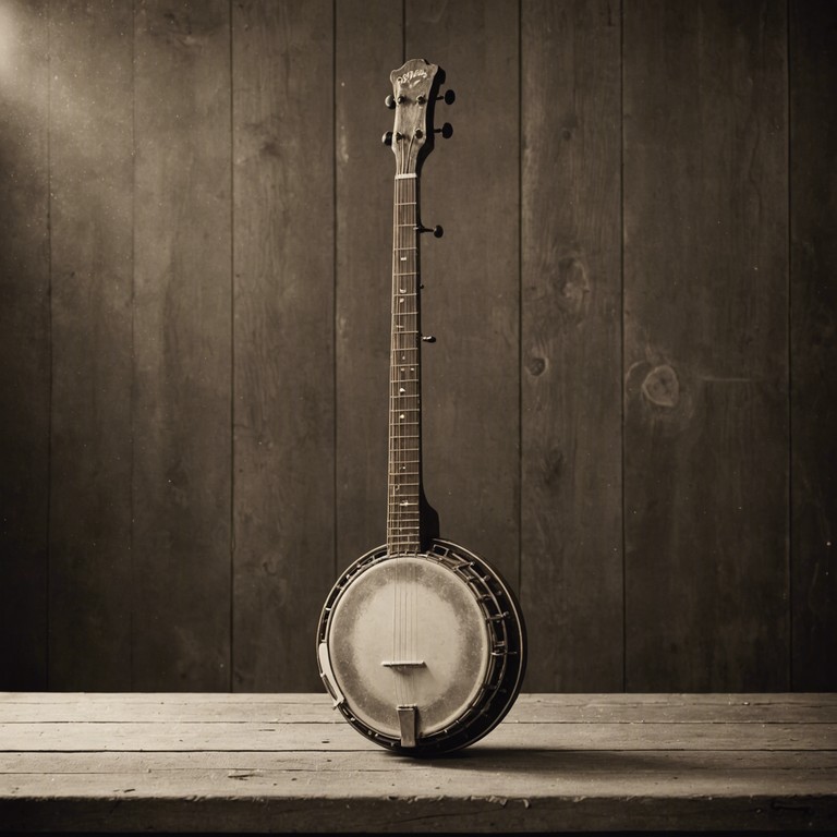 Drawing inspiration from the windswept plains of the dust bowl era, this bluegrass composition combines a gritty texture with soulful melodies played on the banjo, echoing tales of struggle and resilience in the face of harsh conditions.