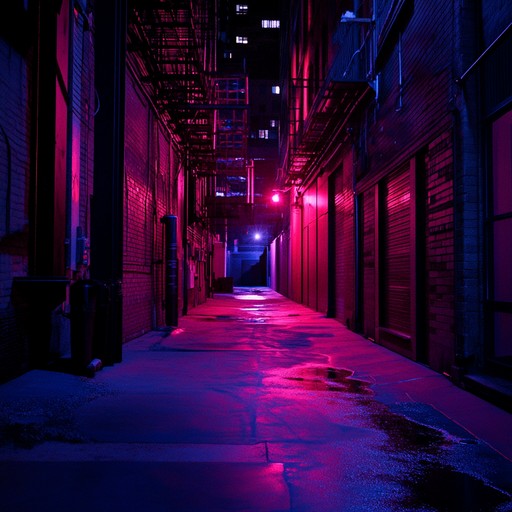 A haunting j pop instrumental featuring ethereal synth melodies over minimalist beats, capturing the unsettling atmosphere of empty city streets at night.