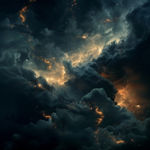 Picture a sound driven narrative that enlivens a war of gods, exploiting the electric guitar’s strident and potent strains to evoke scenes of divine power and mythic battles in the heavens.