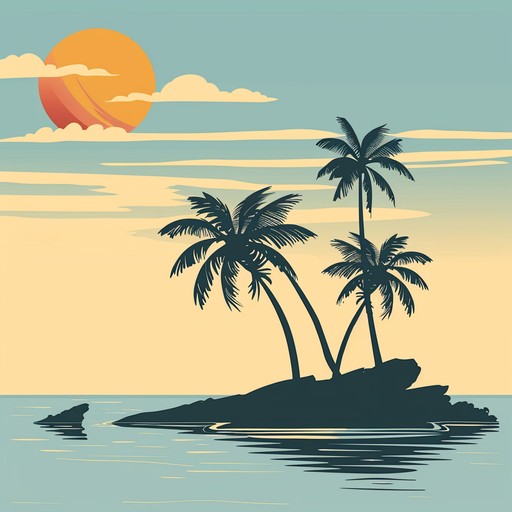 Develop a mellow reggaeton track featuring warm, serene beats inspired by island life. Gentle guitar and smooth percussion create a heartwarming atmosphere reminiscent of tranquil sunset evenings by the beach.