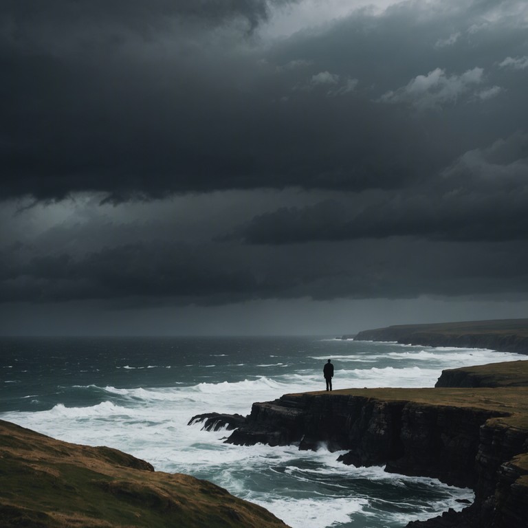 This composition captures the essence of a melancholic spirit wrapped in the gritty textures of grunge, representing a journey of introspection and the somber reflections on forgotten dreams. The dark, passionate guitar riffs weave through a landscape of sorrow and profound contemplation, creating a visceral tapestry of sound.