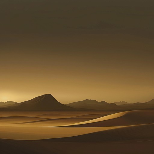 An evocative mix of smooth jazz saxophone and exotic percussive elements echo through the quiet night of the saharan desert, crafting an atmosphere that feels both mysterious and enchanting, ideal for late night introspection