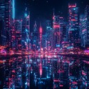 glamorous synths invoking nostalgic, wistful urban nightscape.