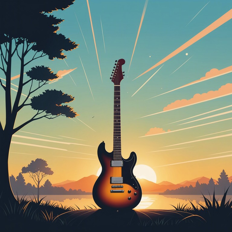 A vibrant track that uses captivating electric guitar riffs to create a cheery and infectious sound that embodies the spirit of a hopeful morning.