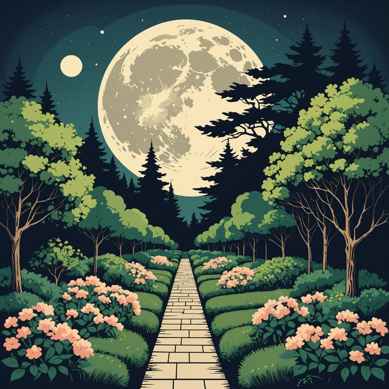 This track features a traditional waltz rhythm, emphasized by the deep tones of an acoustic bass and the sweet melody played on a violin. The song mimics the feeling of a moonlit night in a secluded garden, where every note tugs at the heartstrings, creating a landscape of sound that is both enchanting and comforting.