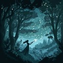 gentle lullaby with calming forest sounds for children