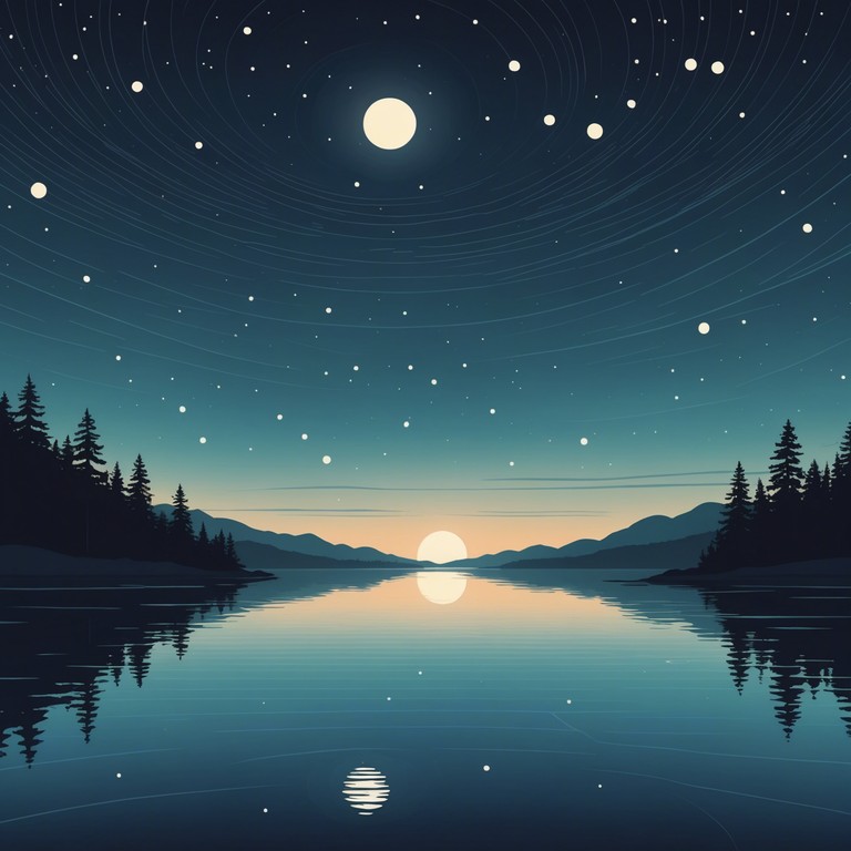 This composition draws on the subtle strength of soft stomp beats intertwining with ambient nature elements, creating a peaceful yet rhythmic experience that evokes the sense of a serene night under the stars. The music serves as a soothing backdrop perfect for relaxation or contemplation.