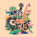 whimsical toy sounds blended with exotic jungle rhythms