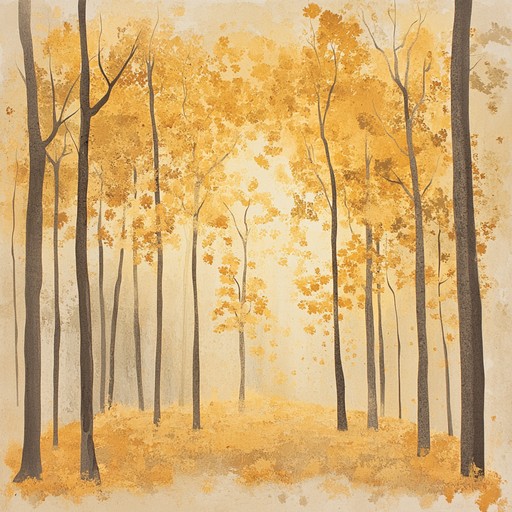 A mesmerizing blend of earthy percussion and nature sounds, evoking the serene beauty of autumn woodlands. Gentle beats intertwine with ambient textures to create a calming, rhythmic journey through rustling leaves and whispering winds, perfect for unwinding in a cozy atmosphere.