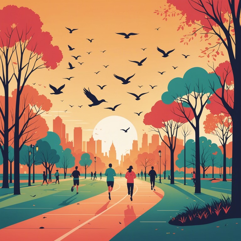 This track captures the essence of a bright, sunny morning with uplifting jazz tones that echo the optimism of a new day. The music is characterized by a lively tempo and joyful melodies, reminiscent of walking through a bustling city park on a weekend morning. The saxophone takes the lead, offering soulful renditions that inspire a sense of hope and renewal.