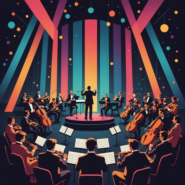 This track features a full symphonic arrangement that embodies the essence of joy and celebration. The composition weaves through vibrant orchestral sections, featuring dynamic changes that lift the spirits and illustrate scenes of festive gatherings or triumphant moments. A blend of classical techniques with playful motifs creates a memorable auditory journey.