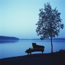 gentle piano tune stirring introspective and tranquil emotions.