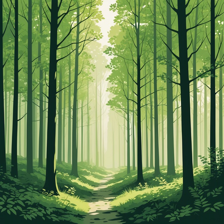 This composition features a gentle melody that mirrors the serene whispers of a lush forest, creating a soothing landscape perfect for children’s quiet time or bedtime. Using the delicate timbre of the flute to replicate the soft murmur of wind through leaves, this instrumental taps into the innate wonder of nature, inviting young listeners to imagine their own peaceful forest adventure. The song progresses with a delicate buildup, allowing each note to resonate with the tranquility of a natural setting.