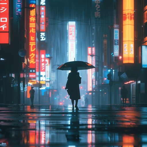 An introspective and ambient j pop track that mirrors the solitary experience of strolling through tokyo's midnight streets. Synthesizers and pianos create a wistful narrative of longing and reflection.