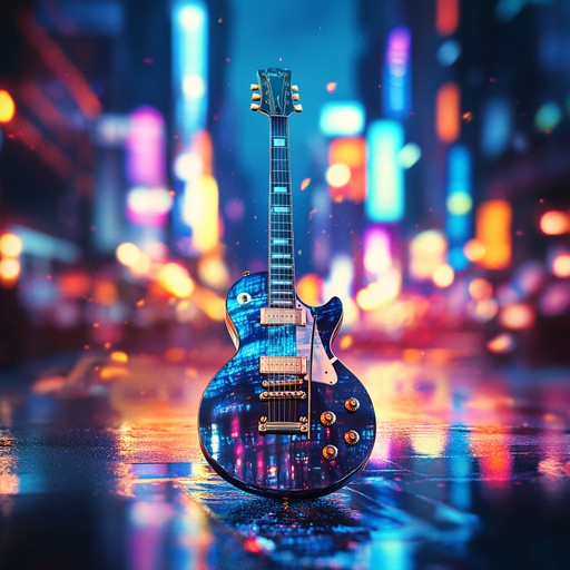 An instrumental track that combines heavy metal riffs with hip hop beats, creating a lively and electrifying atmosphere inspired by urban energy.