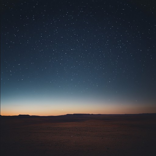 This piece envelops the listener in a surreal trance, combining hypnotic drum patterns with lush, ambient synths. Intricate layers of shimmering pads and mysterious melodies transport you to a boundless desert under a star studded sky. The composition evolves progressively, inviting a deep sense of contemplation and otherworldly discovery.