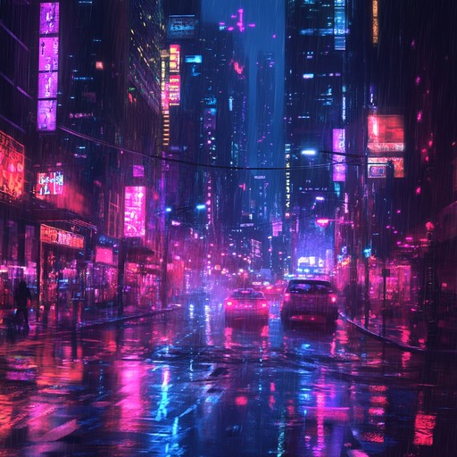 This track encapsulates the melancholy of a futuristic cityscape, combining ethereal synth tones with a heartbeat like bass. Swirling atmospheric pads and glitchy beats create a sense of longing and reflection, as if wandering through neon lit streets on a lonely night.