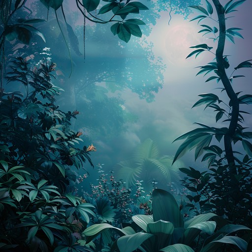 A tranquil kora lullaby accompanied by ambient jungle sounds, creating an exotic and mystical atmosphere perfect for relaxation. This piece captures the essence of a serene tropical night, making it ideal for bedtime or unwinding after a long day.