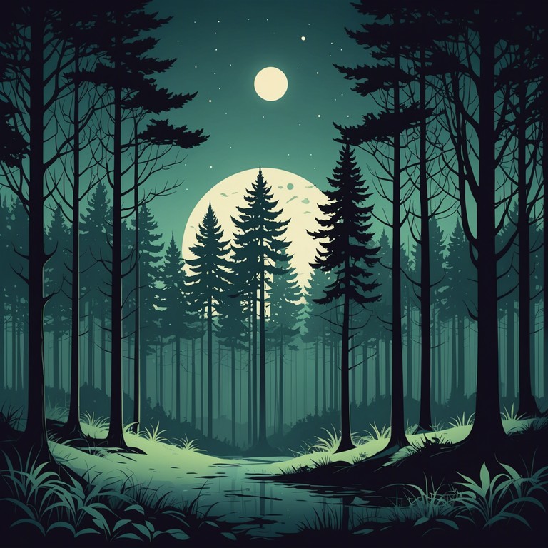 Imagine a scene set deep within an enchanting forest where shadows move delicately and mysteriously, synced perfectly with a magical melody that captures the essence of a mythical night. This music track uses minimalist instrumentation to create an atmosphere that feels both magical and slightly edgy, perfect for a fantasy themed project or a relaxing evening at home.