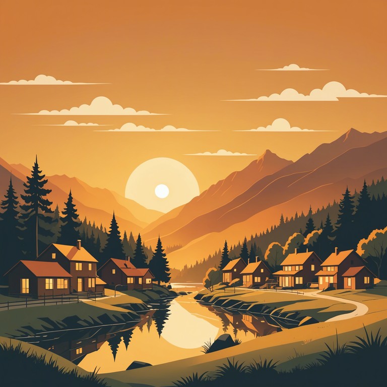 Imagine the first light of dawn casting golden hues over a secluded mountain village. This music, featuring the resonant sounds of a zither, blends traditional melodies with the uplifting feeling of a new day's beginning. The composition aims to invoke the harmony and tranquility of nature, with a powerful sense of renewal and peace.