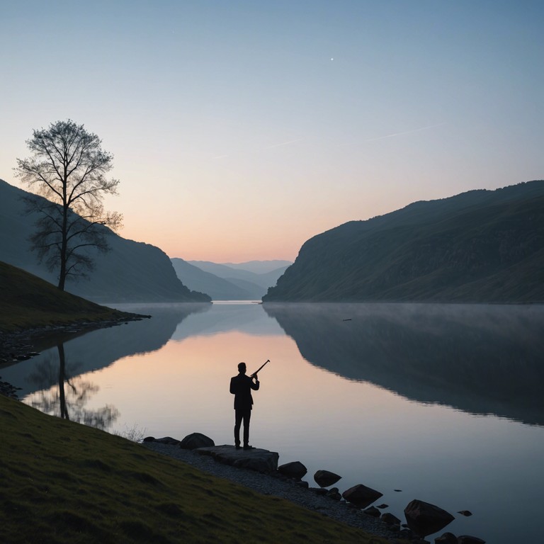 This track blends the traditional, soul stirring melodies of klezmer music with a modern, chill ambiance, creating an ethereal soundtrack that tells tales of a wandering spirit embracing ancient sounds in the contemporary world. Delicate clarinet harmonies dance over a serene soundscape, invoking the nostalgia and joy of eastern european cultural memories infused with a tranquil, modern aesthetic.