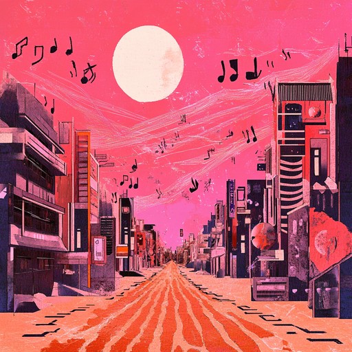 This track merges the catchy rhythms of j pop with exotic desert sounds, featuring the koto and traditional middle eastern instruments. The song takes listeners on a mystical journey through vibrant japanese cityscapes and vast sandy landscapes, creating an energetic and enigmatic atmosphere.