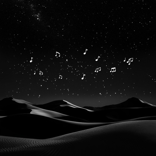 A tranquil instrumental featuring the oud, merging middle eastern harmonies with atmospheric ambient sounds to evoke a serene desert night.