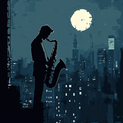 An emotional instrumental track that weaves smooth jazz melodies with house rhythms, creating a heartfelt nocturnal soundscape under the glow of the moon.