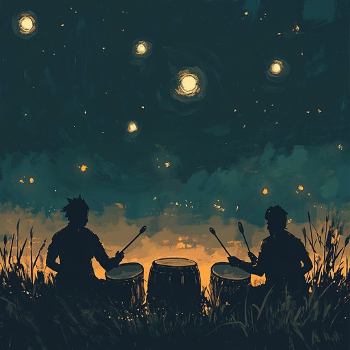 An exhilarating track with pulsating drums and spirited tribal melodies that celebrate communal bonds and the joy of togetherness beneath the stars.