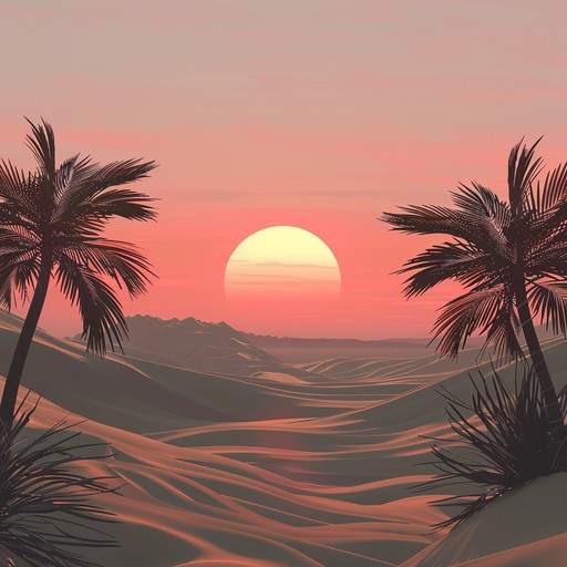 Experience the serenity of a middle eastern oasis with this soothing instrumental composition. Centered around the melodic sounds of the oud, the music gently transports you to a tranquil desert landscape, invoking deep calm and peaceful reflections.