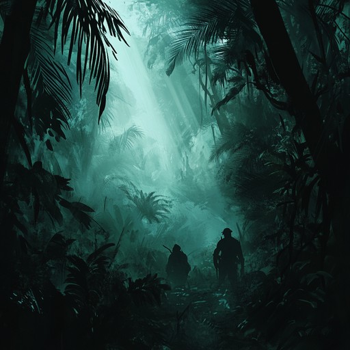 Enter an unsettling soundscape where primal percussion rhythms resonate through dense jungle foliage, creating an eerie and mystical atmosphere. Phantoms of ancient spirits seem to awaken with each beat, delivering a haunting allure in the unending night.