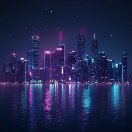 An evocative composition featuring lush synths and smooth basslines, recalling the heartfelt emotions of a neon lit cityscape at night. Melodies intertwine, forming a soulful narrative evoking memories of bygone soft, dreamy nights.