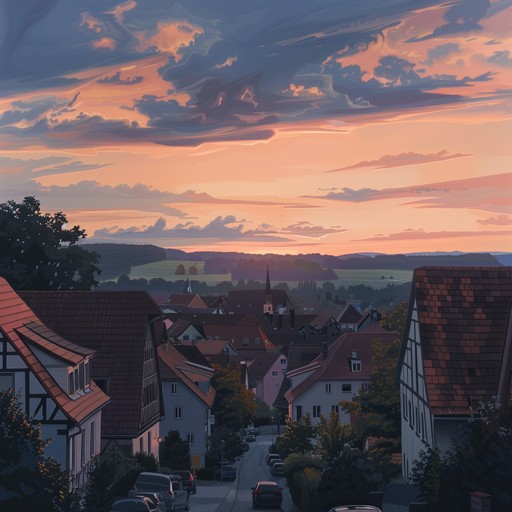 A soothing instrumental piece blending gentle melodies with retro influences, evoking memories of quiet nights in a cozy german town. The relaxed tempo and warm tones provide a serene ambiance ideal for winding down.