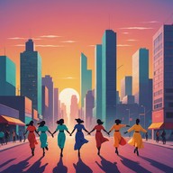 energetic blend of salsa rhythms, j pop melodies