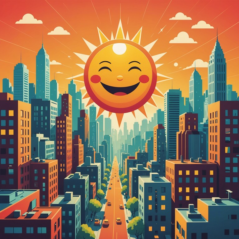 This song channels the perky energy of morning with vibrant, snappy synthesizer riffs and a rhythm that imitates the joyful heartbeat of a fresh new day. The melody is designed to mimic the rising sun, gradually building in brightness and intensity, evoking feelings of hope and renewal.