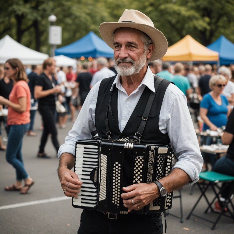 A track where the accordion plays a central role, combined with modern dance beats to craft a unique blend of traditional and contemporary sounds, making it irresistible on the dance floor