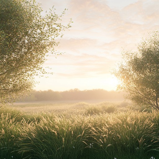 Imagine the first light of sunrise casting a warm, golden glow, reviving the spirit with its energy. This track encapsulates that moment of daybreak, infusing listeners with optimism and a sense of new beginnings. Led by the soothing tones of a grand piano, the composition blends classical leanings with ambient textures, creating a soundscape that is both elevating and profound.