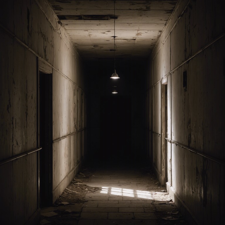 Crafted to transport listeners into the depths of an abandoned asylum, this track leverages the innate creepiness of whispered tones and the encompassing gloom of dark ambient music, invoking a sense of being watched by unseen eyes.