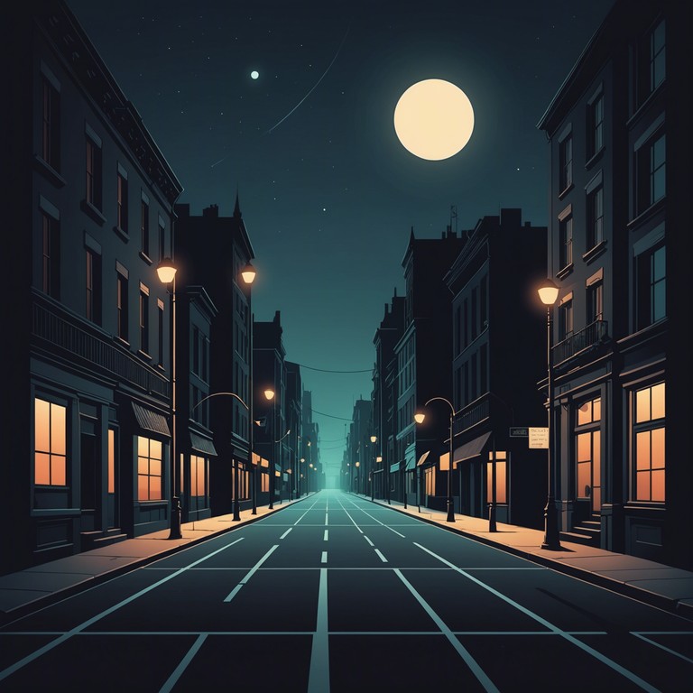 A track that captures the essence of a city at night, draped in mystery and a hint of danger. The music follows the shadowy paths of urban streets, blending sounds that evoke a deep emotional response. Suspense builds through minimalist but sharp sonic elements, creating the perfect soundtrack for a nocturnal urban adventure.