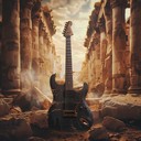 hard rock intertwined with middle eastern scales, intense atmosphere