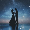 glamorous yet intimate; tender moments under starry skies