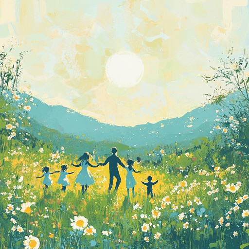 Picture a radiant summer field filled with laughter and movement. This piece delivers an uplifting rhythm, perfect for instilling joy and making happy memories. With lively ukulele strums and dynamic beats, it creates an infectious energy that will keep everyone smiling.