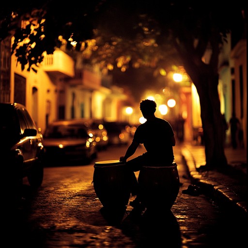 An instrumental track that blends gritty afro cuban rhythms with raw and energetic percussions, capturing the vibrant essence of havana's streets at night. The music fuses traditional afro cuban beats with urban influences, creating a powerful soundscape that transports listeners to the heart of cuban nightlife.