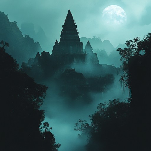 An instrumental journey blending darkwave synths with exotic scales and mysterious atmospheric sounds, evoking hidden temples and ancient secrets.