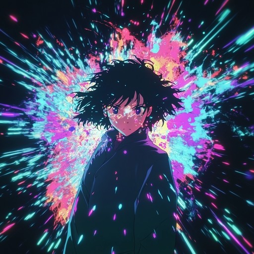 A fast paced instrumental immersing listeners in chaotic anime worlds, blending high speed synths and complex breakbeats