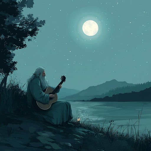 Romantic melody with soothing guitar, evoking tales of love lost and found