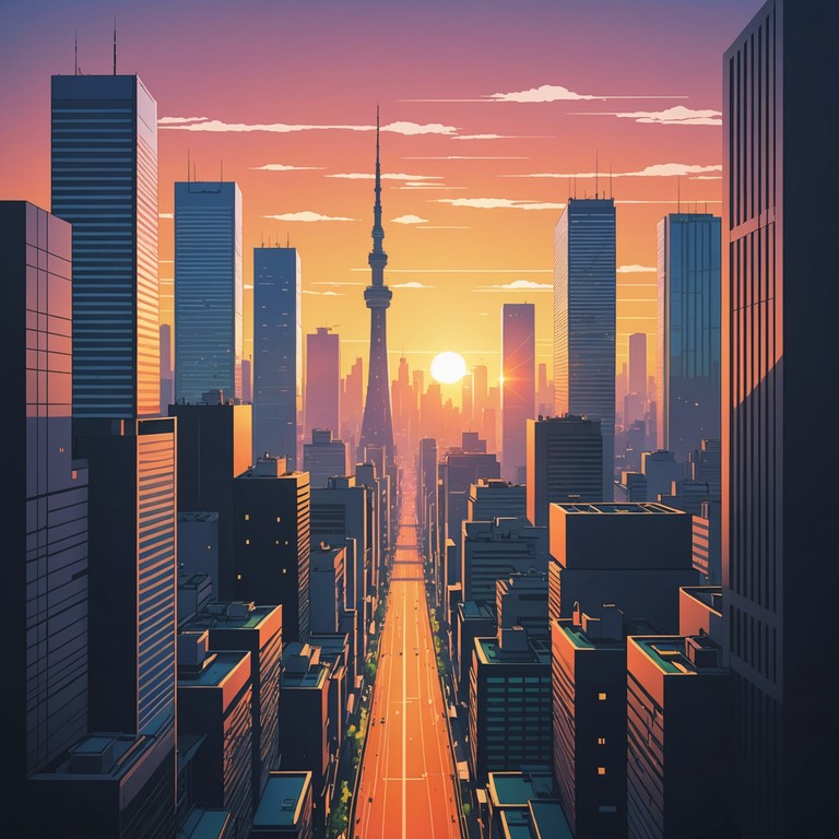 This track encapsulates a bright morning in tokyo as seen through the eyes of a lively anime character. The melodies are playful and inspiring, designed to evoke the bustling energy and optimistic spirit of a new day in the city. Perfect for thematic anime openings or to enhance scenes of daily urban life.