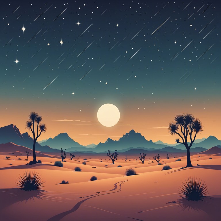 Capture the essence of a peaceful desert at twilight, where every note played on the flute transcends the listener to a serene expanse, harmonizing with nature's own sounds to create a perfect escape.